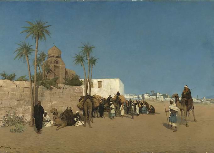 Caravan in an Eastern City