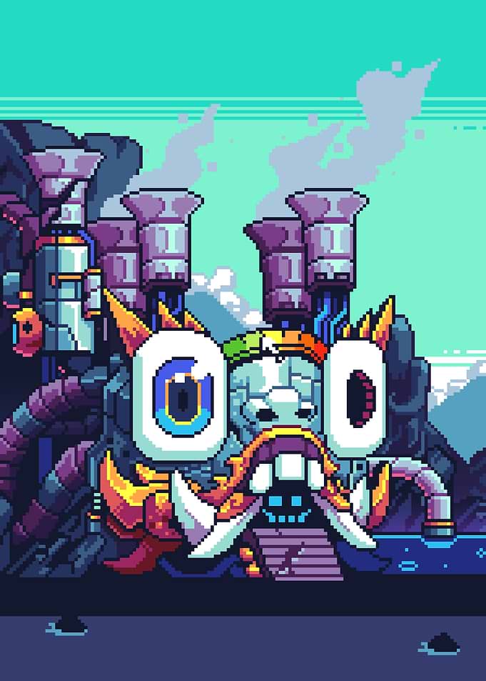 Pixel Art Monster Factory - The Factory That Devours Souls