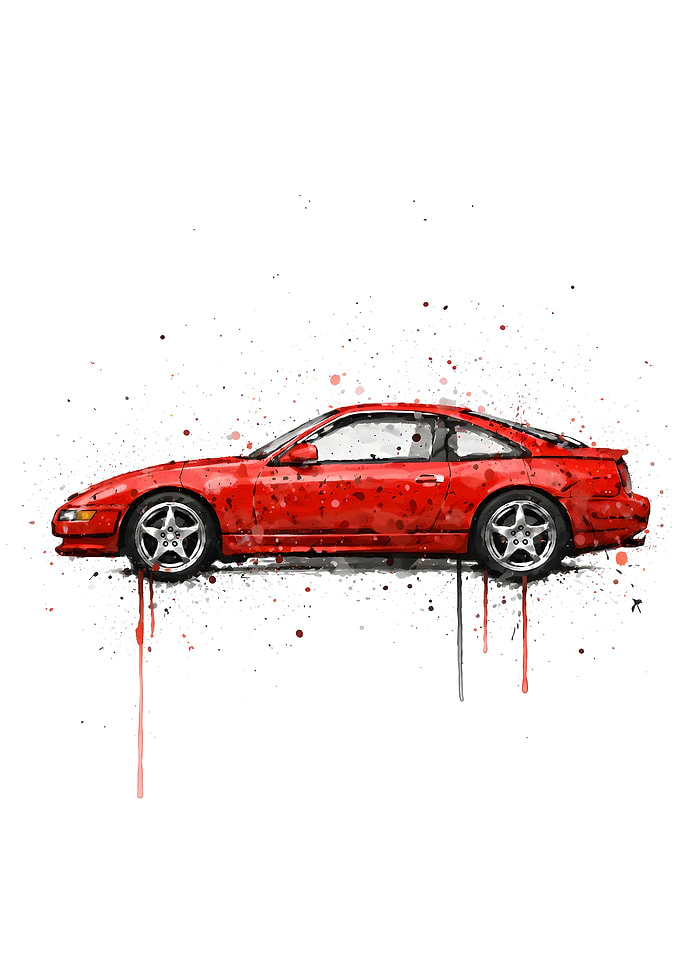 Nissan 300ZX Aztec Red