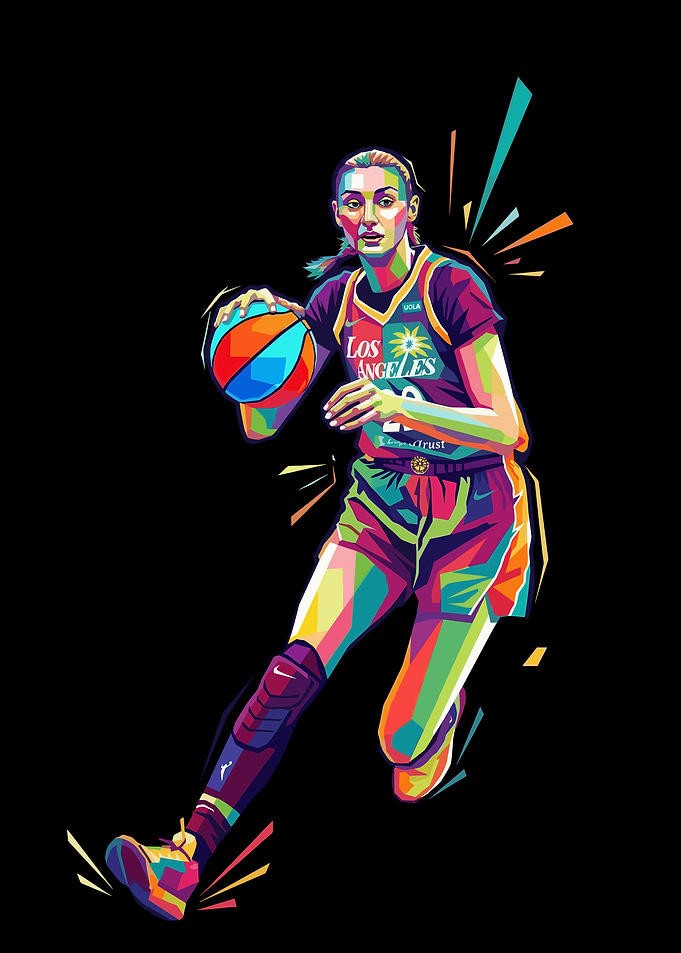 Cameron Brink Basketball Player Pop Art