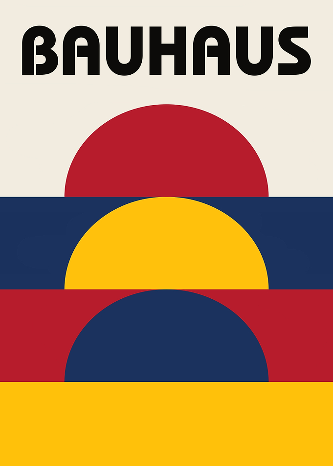 Bauhaus with Geometric Shapes