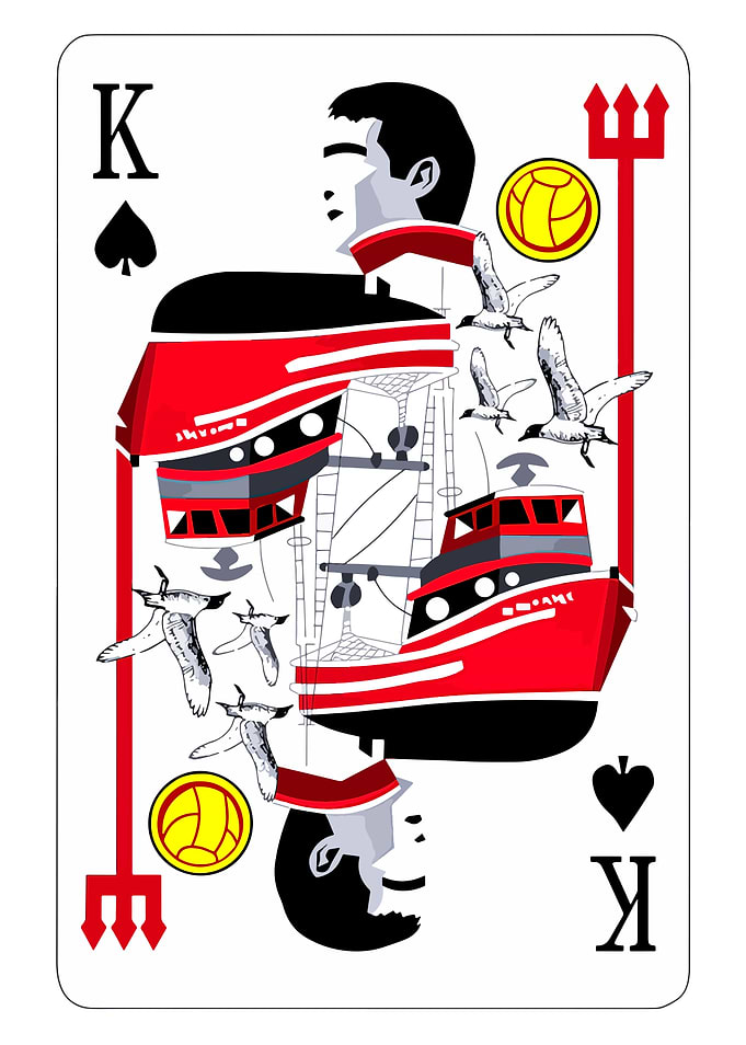 King of Spades Playing Card