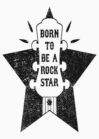 Born to be a Rock Star Guitar Star