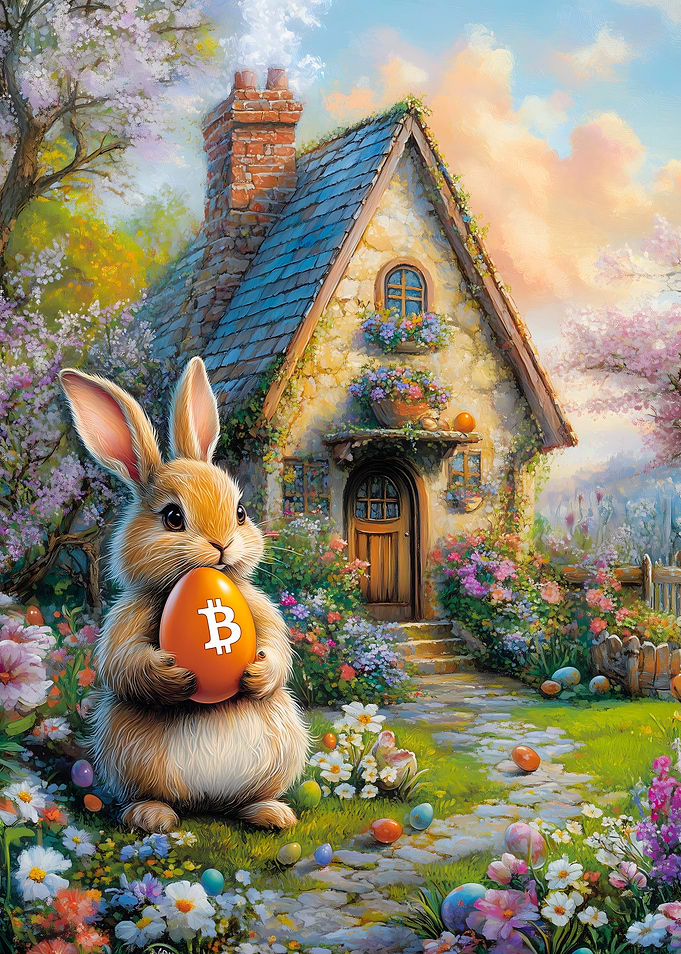 Bitcoin Rabbit Hole Easter Bunny