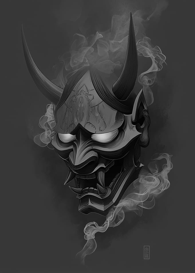 Demonic Oni Mask