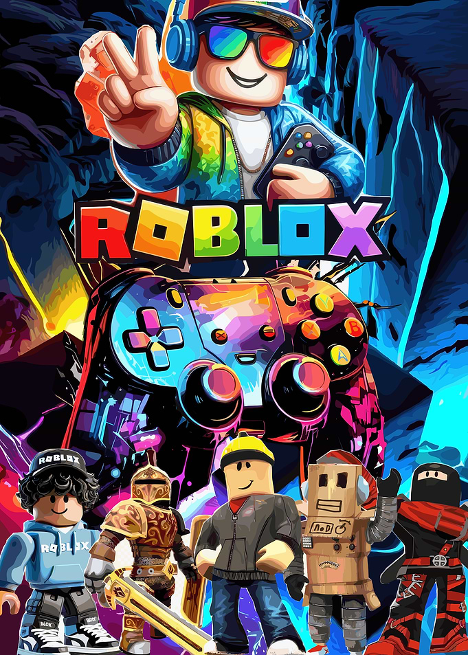 Roblox Characters and Controller Art