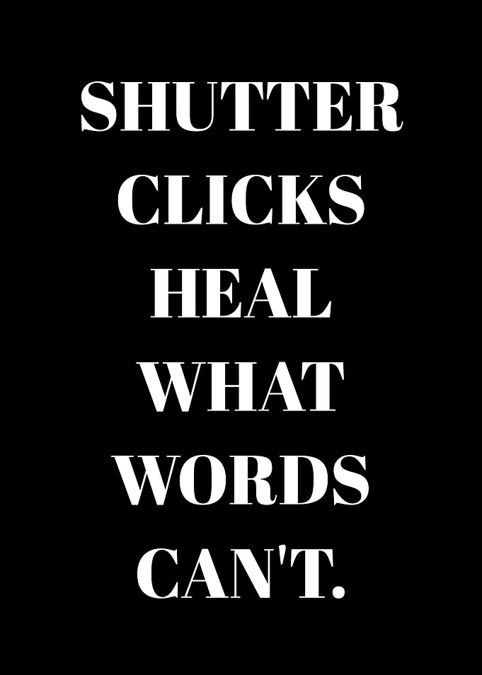 Shutter clicks heal what words can't