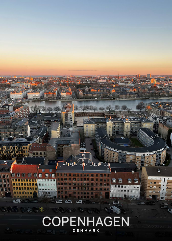 Copenhagen Cityscape at Sunset