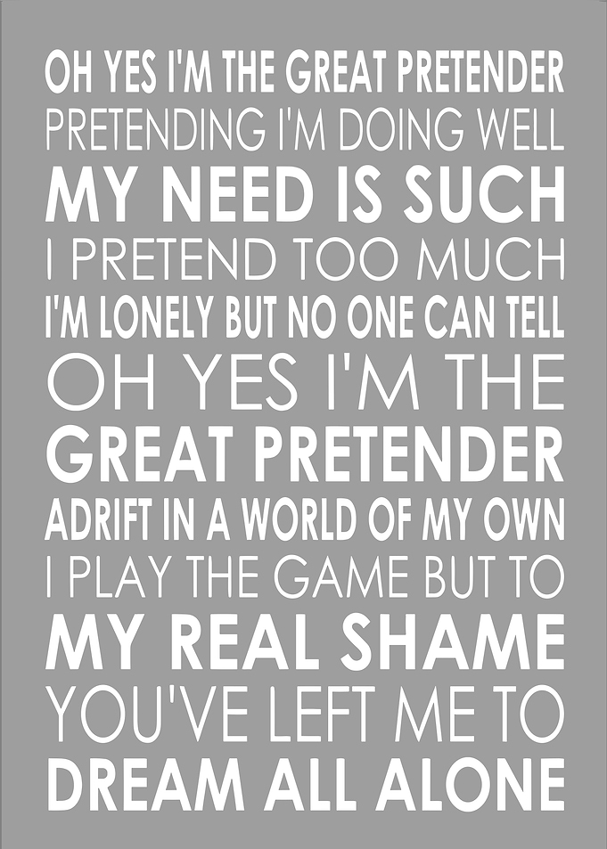 The Great Pretender Lyrics