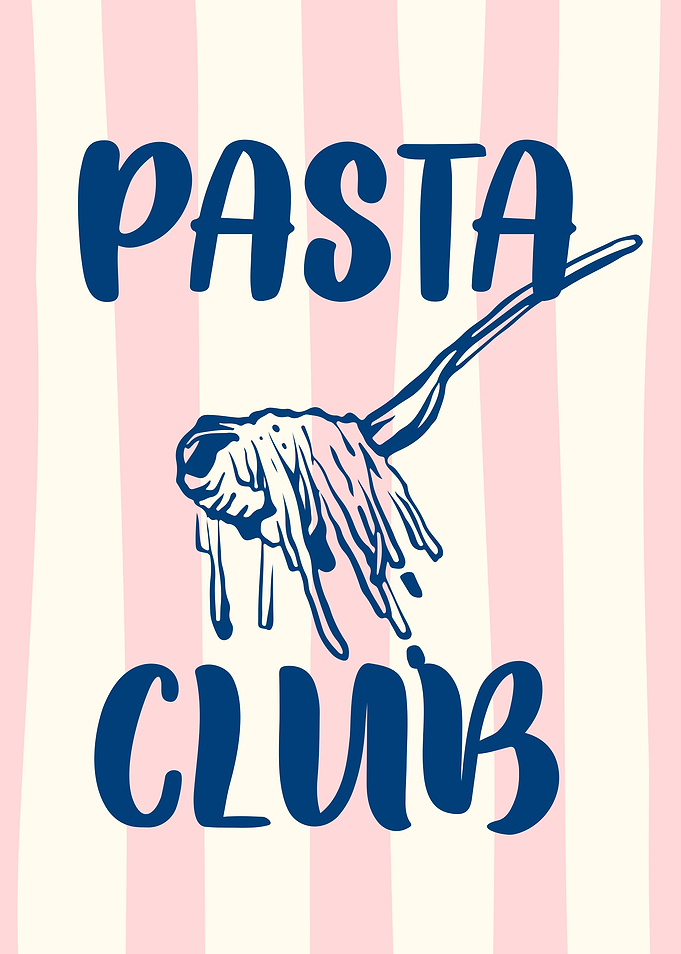 Pasta Club Sign