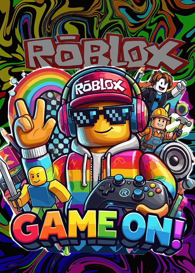 Roblox Game On Rainbow Art