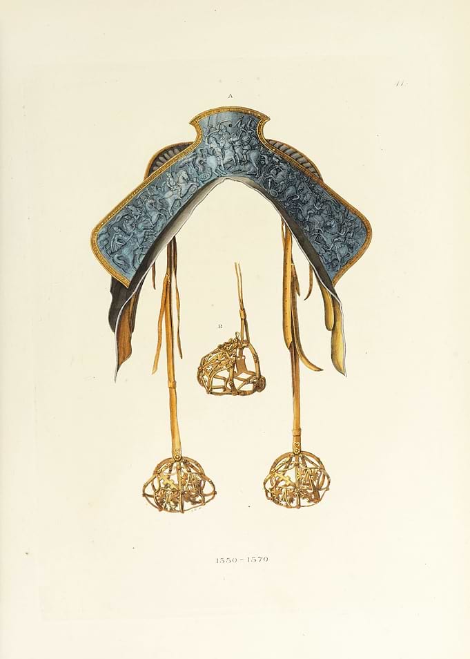 Antique Horse Saddle and Stirrups