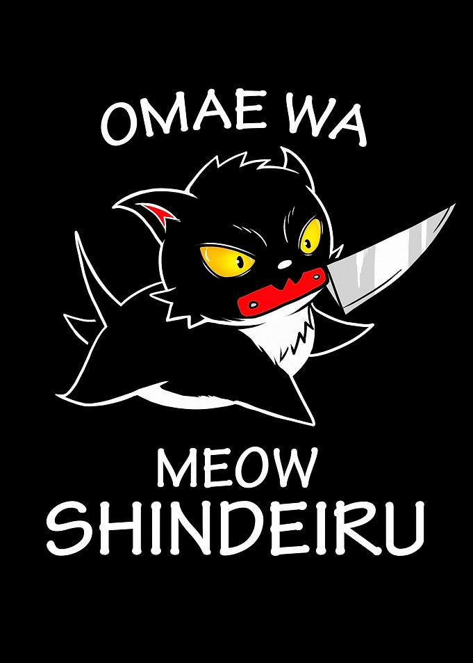 Meme Cat with Knife