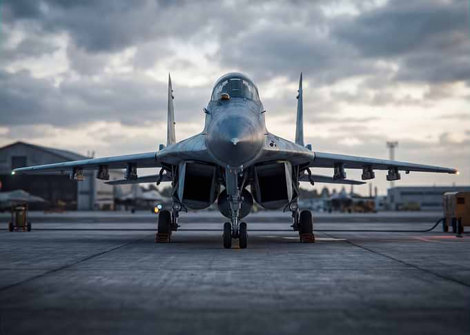 Fighter Jet on Tarmac