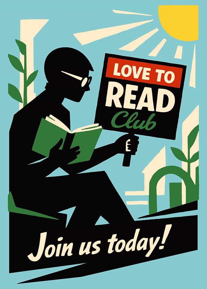 Love to Read Club Poster