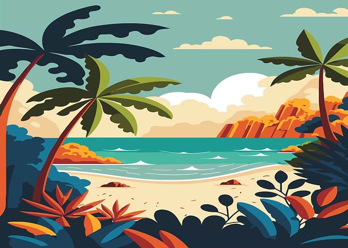 Tropical Beach Paradise