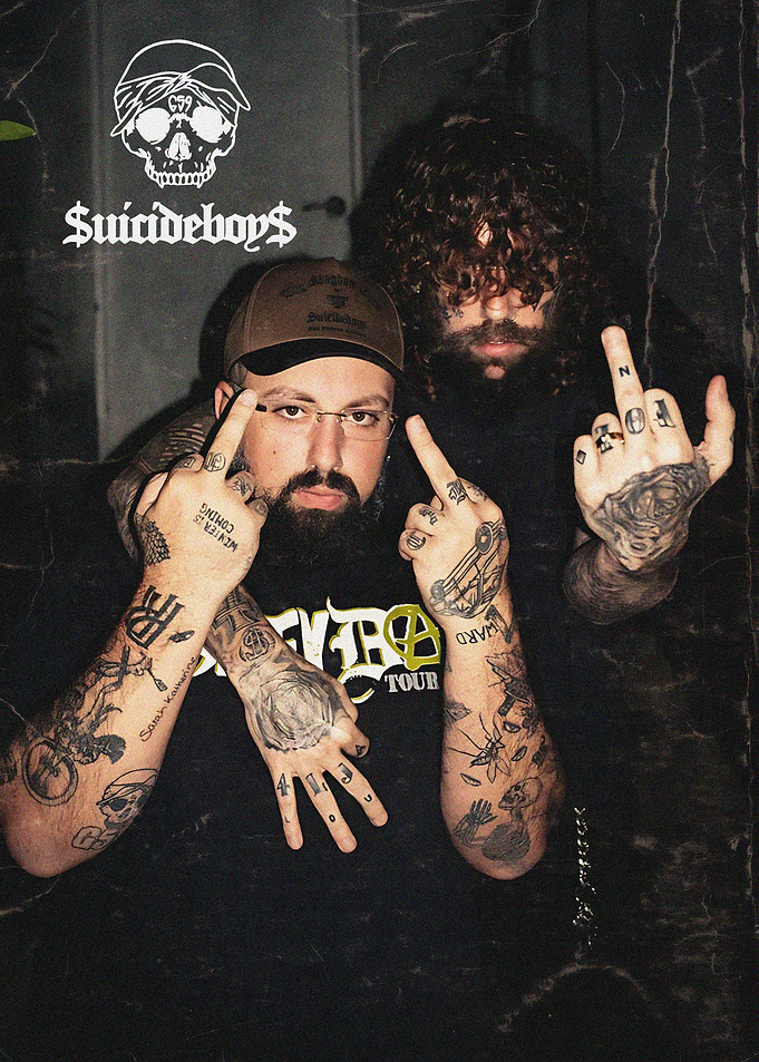 Suicideboys Skull and Duo