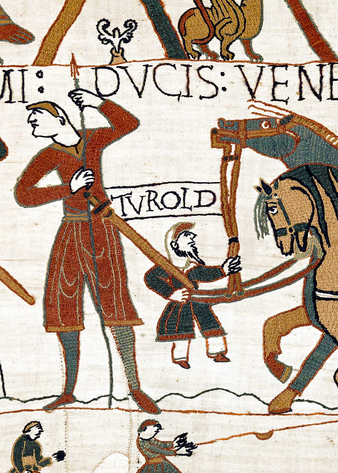 Turold Bayeux Tapestry Scene 10