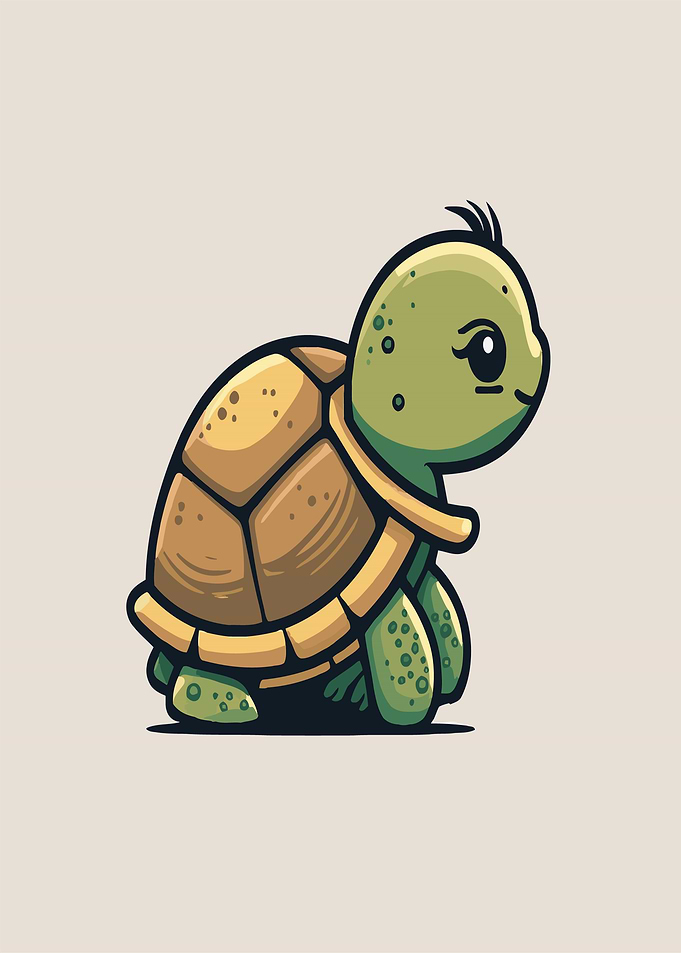 Cute Cartoon Turtle