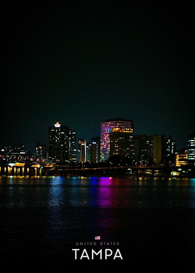 Tampa Cityscape at Night