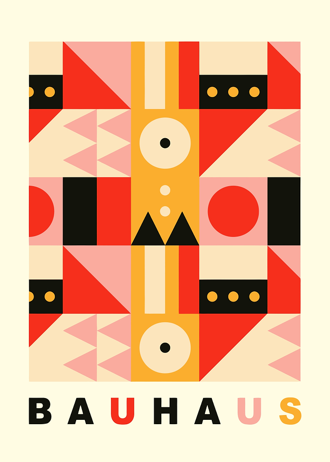 Bauhaus Geometric Abstract