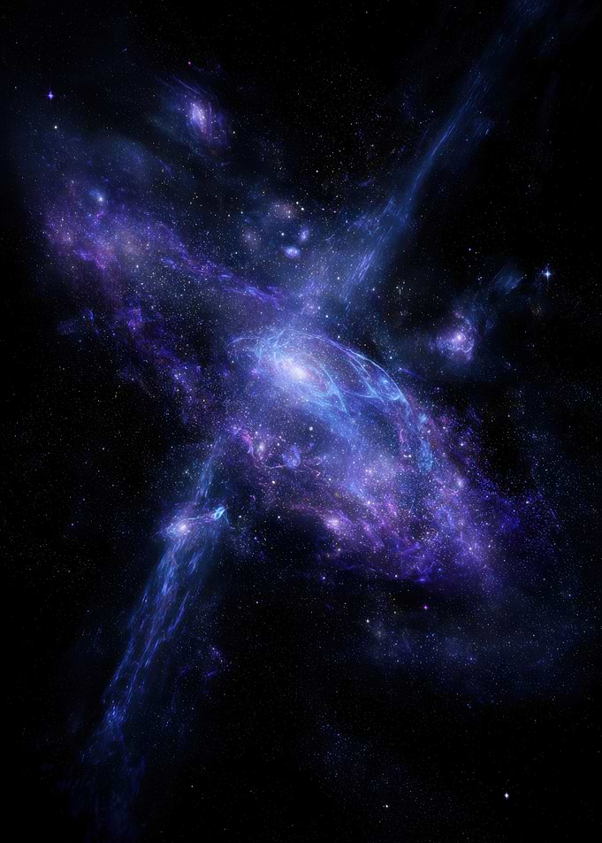 Cosmic Nebula and Galaxies