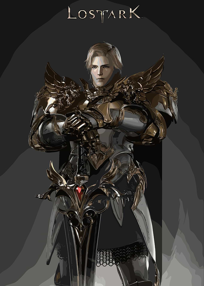 Lost Ark Knight with Sword