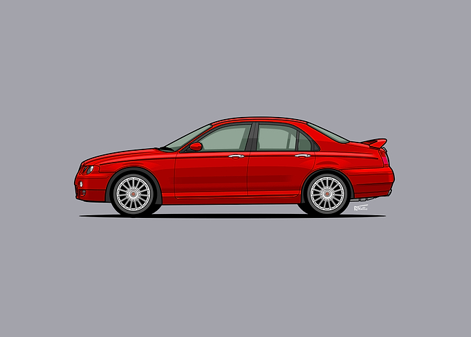 MG ZT Car Illustration