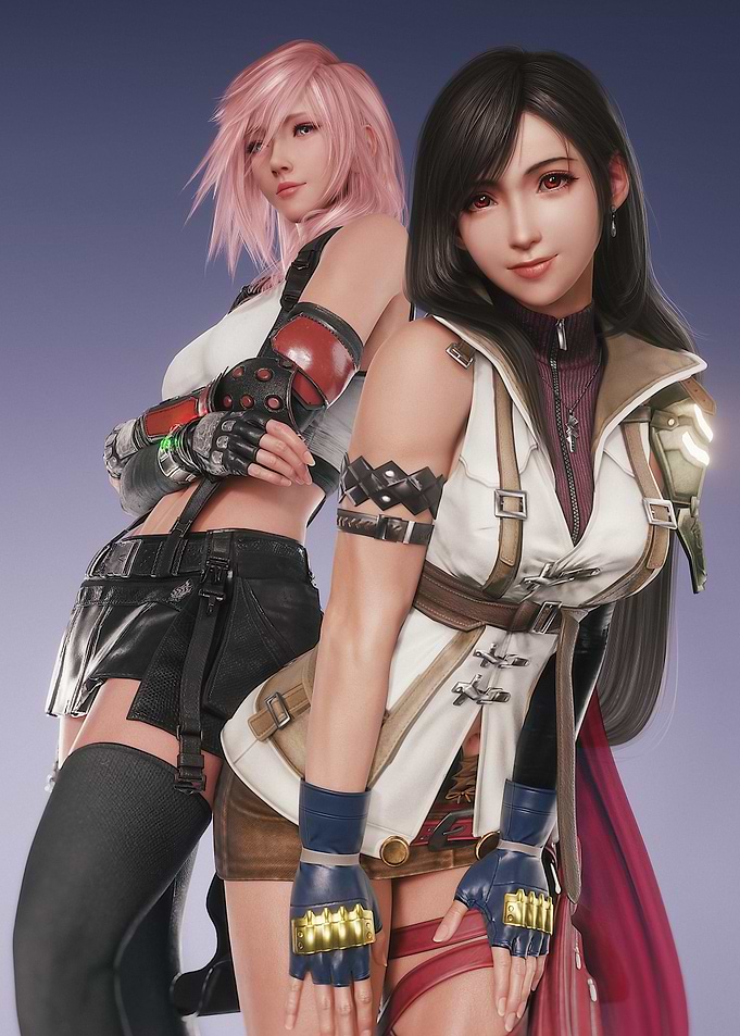 Final Fantasy VII Claire Farron Tifa Lockhart