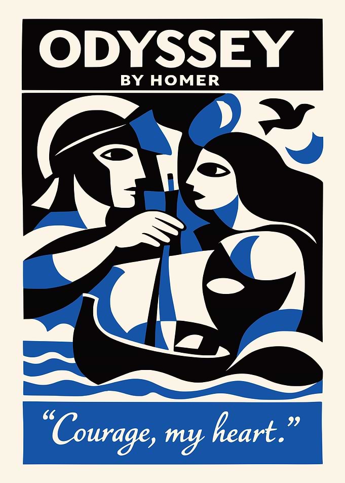 Odyssey Book Cover Print