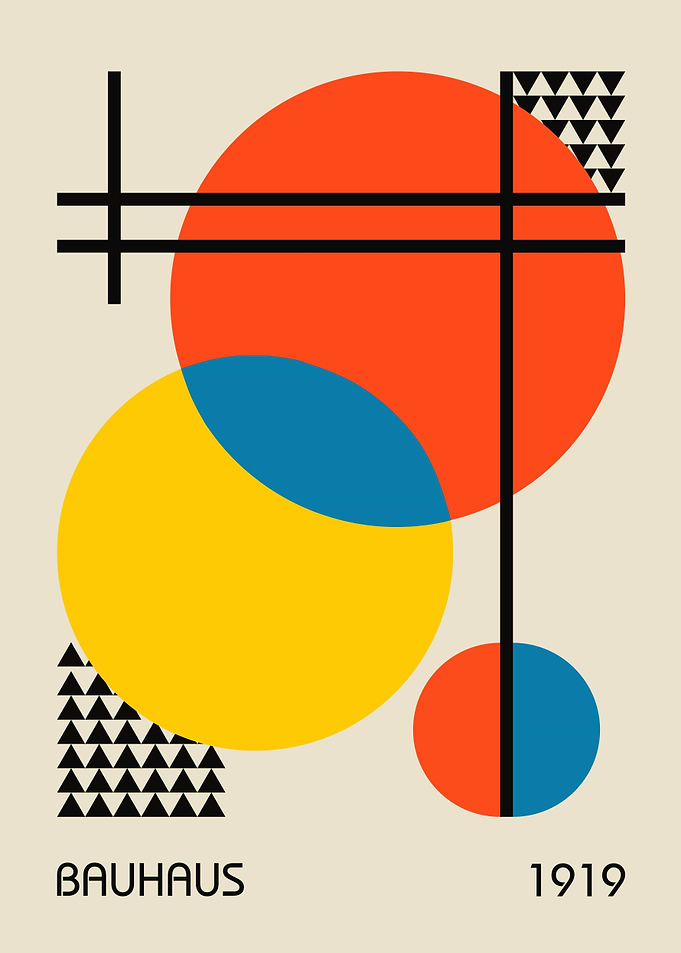 Bauhaus 1919 Abstract Geometric