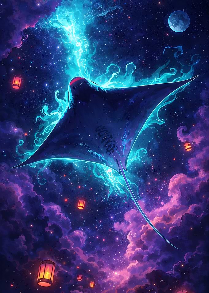 Cosmic Manta Ray