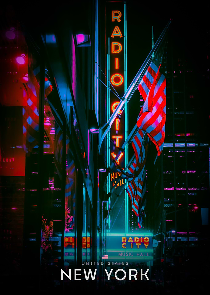 Radio City New York Neon Sign