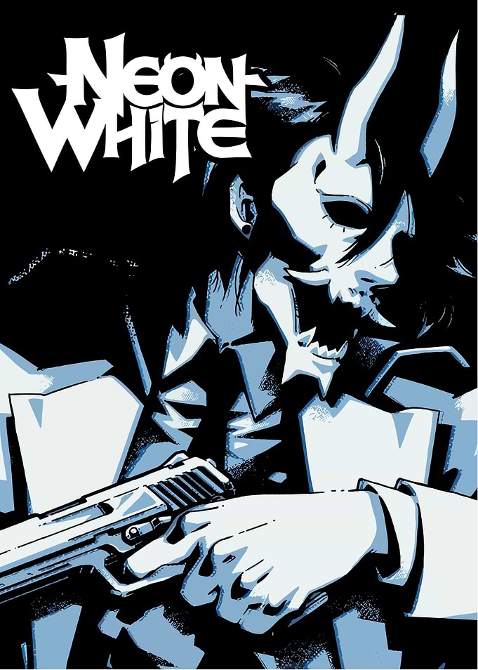 Neon White Game Art