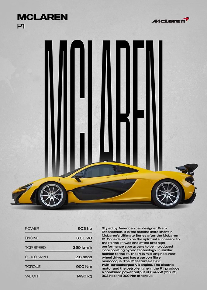 McLaren P1 Supercar