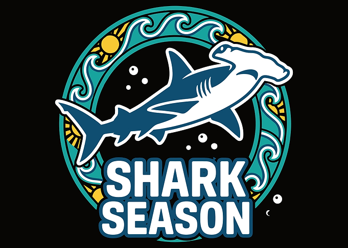 Shark Season Hammerhead Shark Art