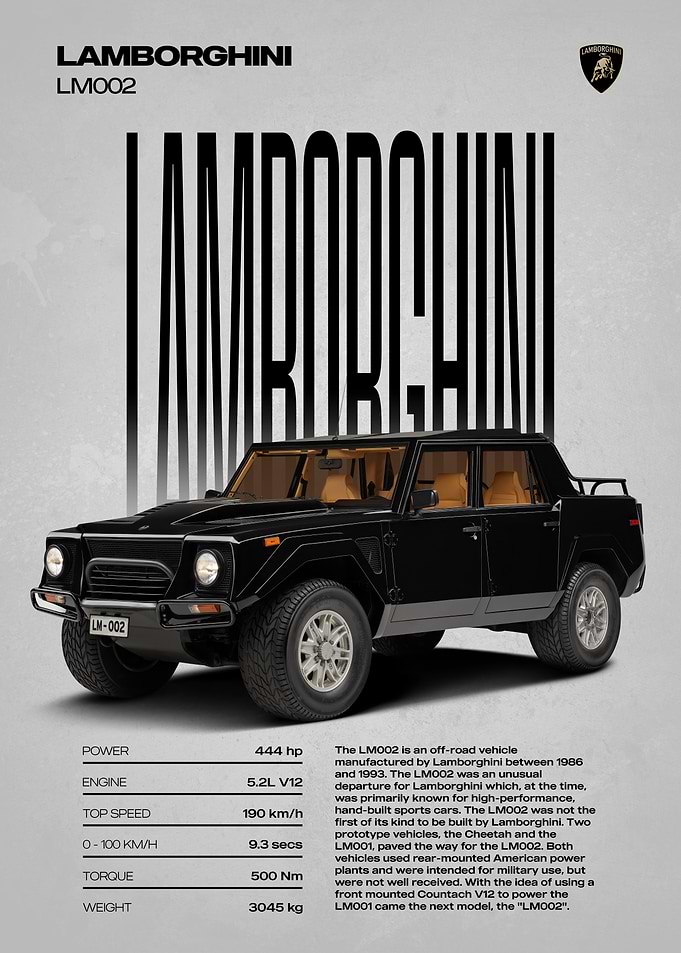 Lamborghini LM002 Off-Road Vehicle