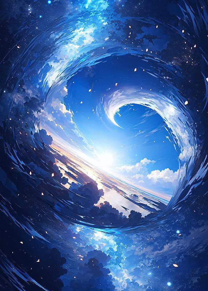 Cosmic Swirl Sky