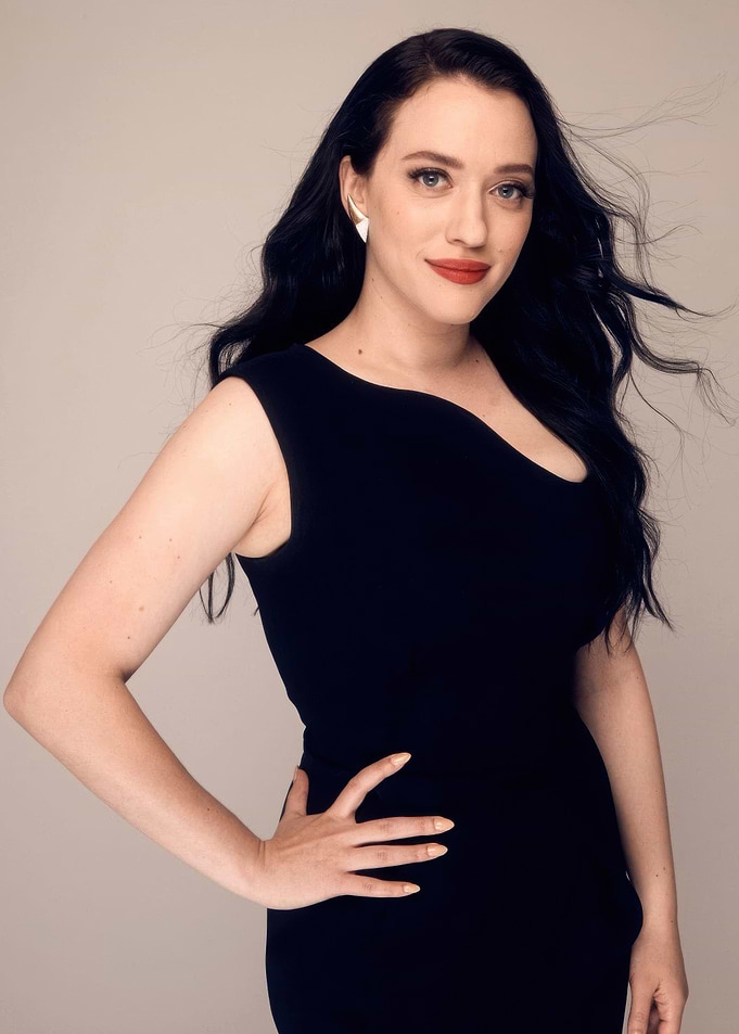 Kat Dennings in Black Dress