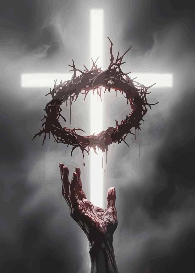 Bloody Crown of Thorns and Hand