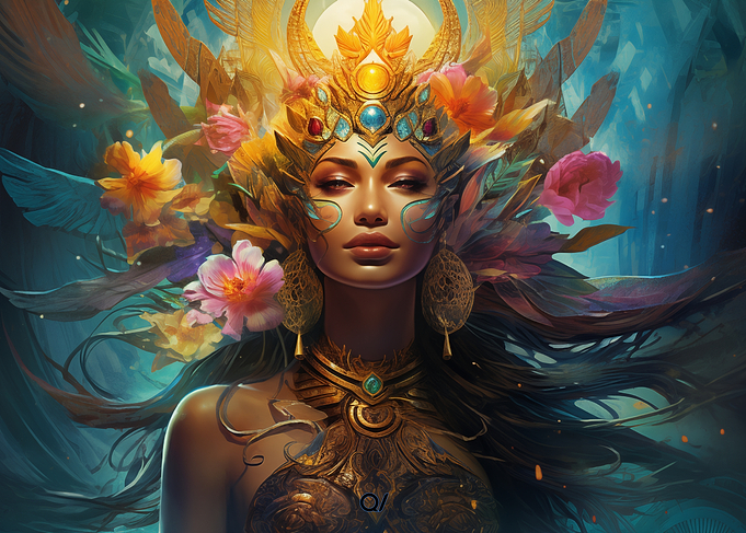 Celestial Forest Goddess