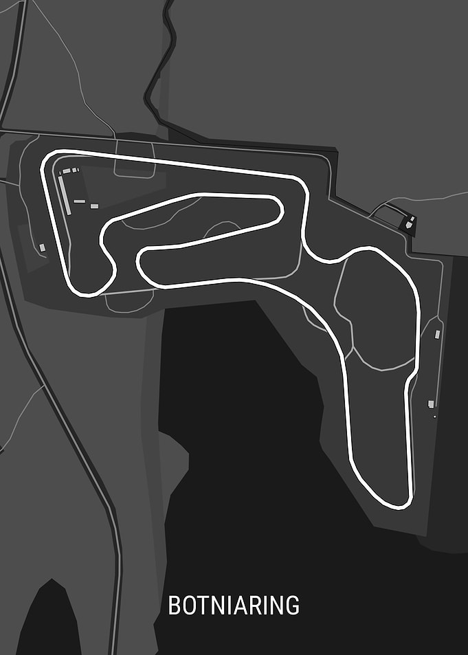 Botniaring Race Track Map