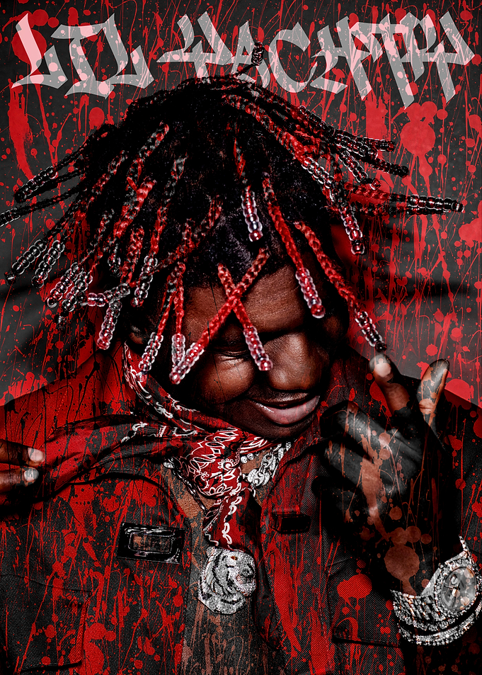 Lil Yachty with Red Splatter