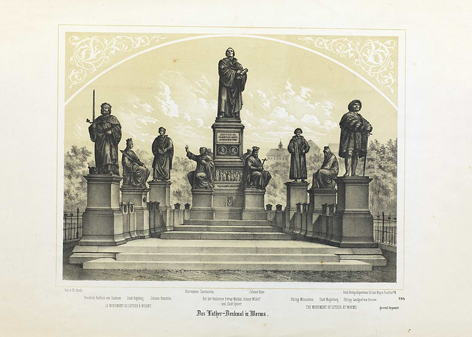 Monument to Martin Luther in Worms