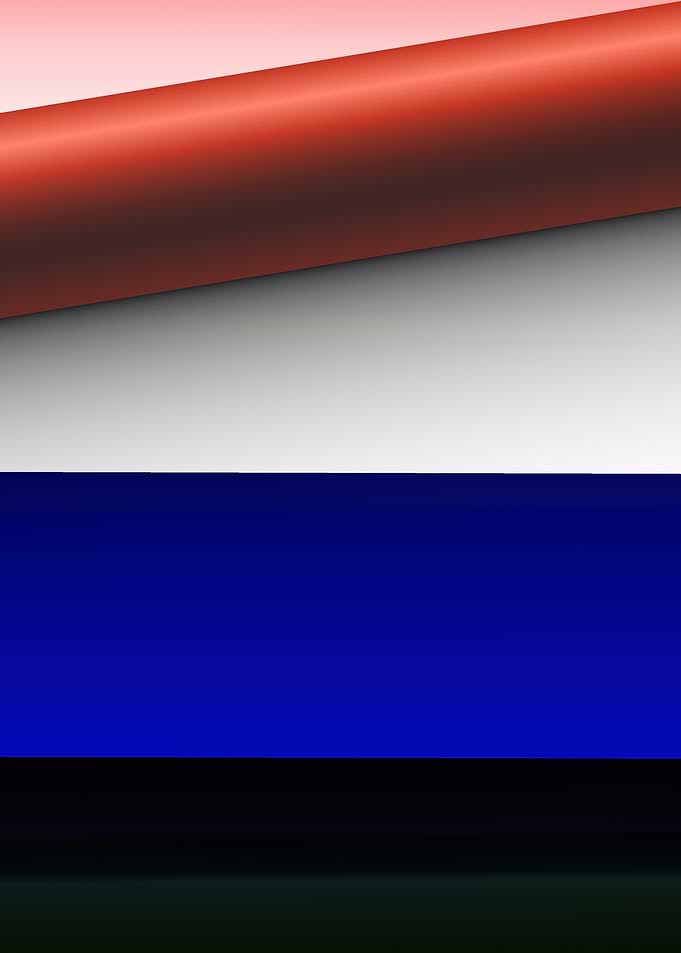 Abstract Red, White, Blue, and Black Design