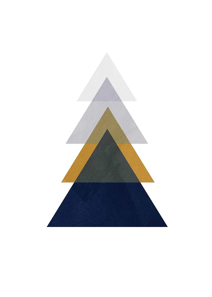 Geometric Tree Abstract Art