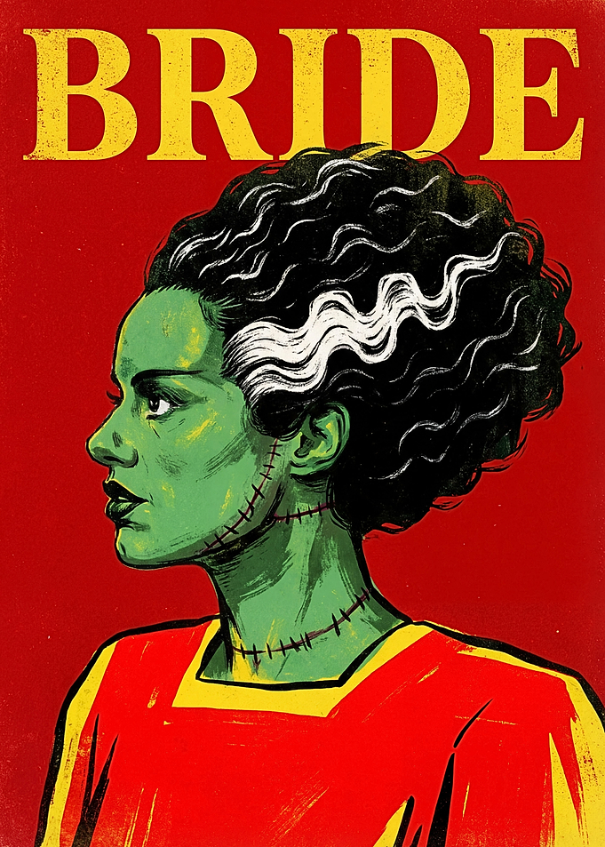 Bride of Frankenstein Vintage Poster