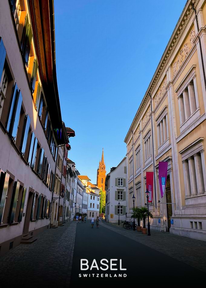 Basel, Switzerland Street Scene