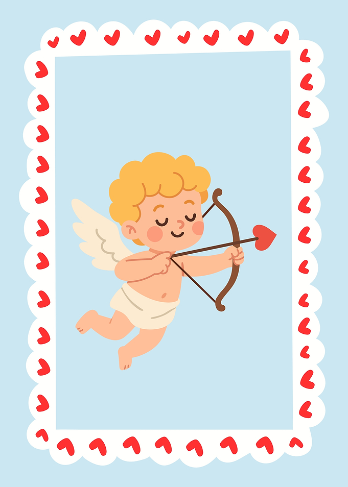 Cupid with Bow and Arrow