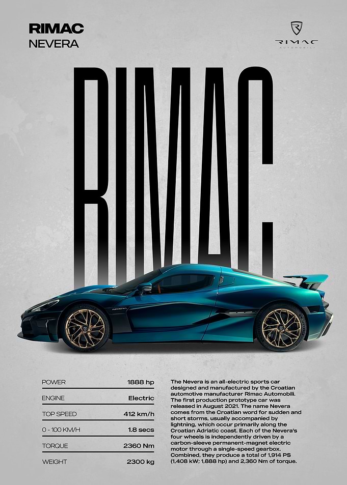 Rimac Nevera Sports Car